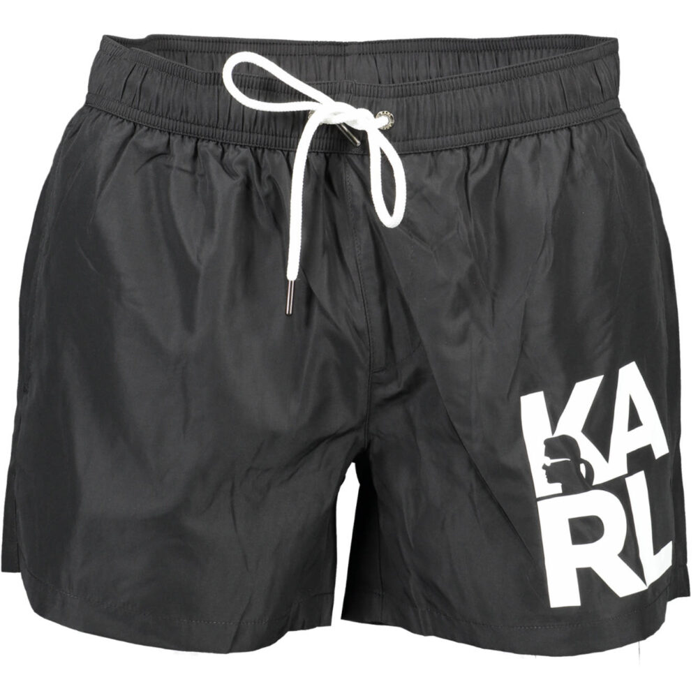 KARL LAGERFELD BEACHWEAR COSTUME PARTE SOTTO UOMO NERO