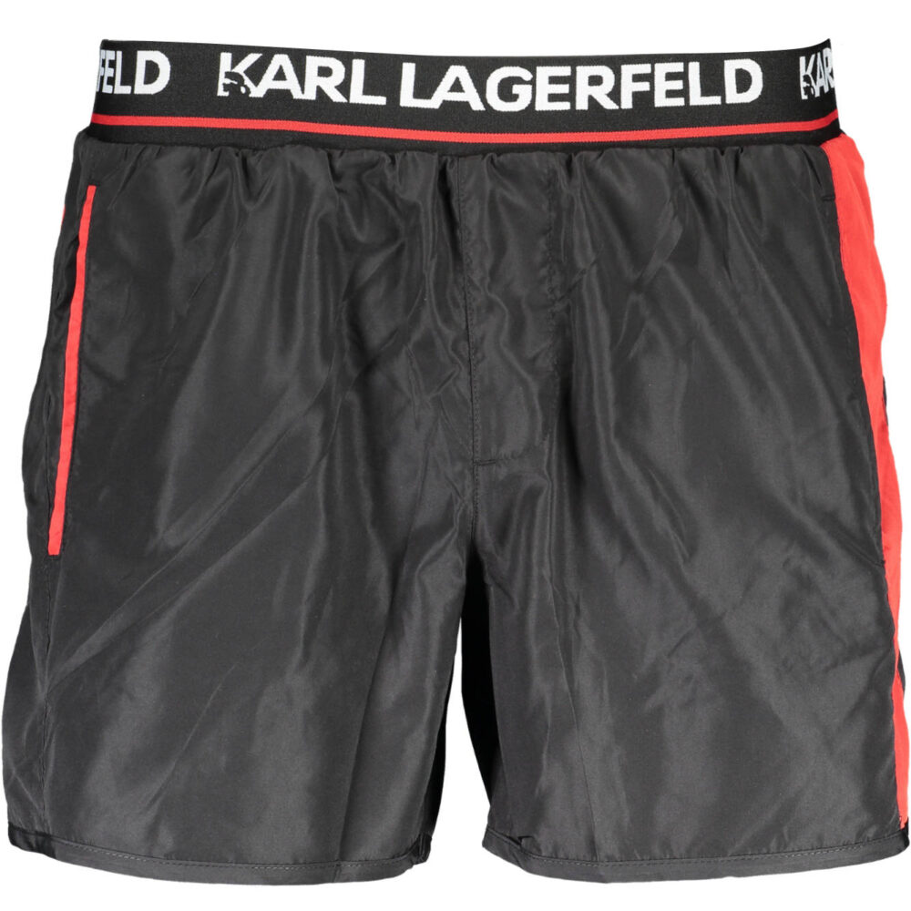 KARL LAGERFELD BEACHWEAR COSTUME PARTE SOTTO UOMO NERO