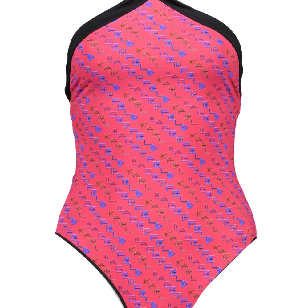 KARL LAGERFELD BEACHWEAR COSTUME INTERO DONNA ROSSO