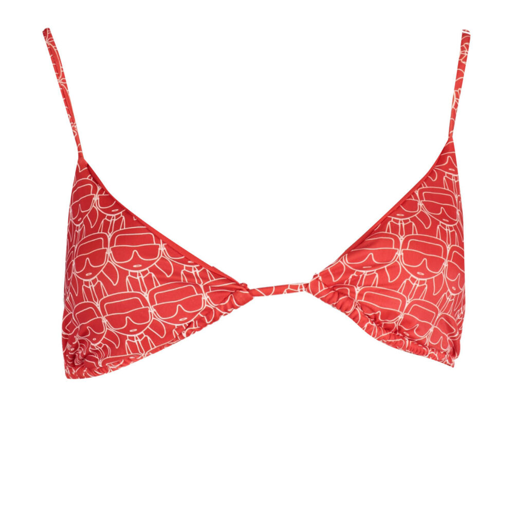 KARL LAGERFELD BEACHWEAR COSTUME PARTE SOPRA DONNA ROSSO