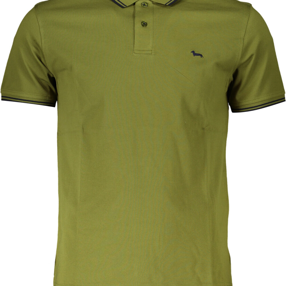 HARMONT & BLAINE POLO MANICHE CORTE UOMO VERDE
