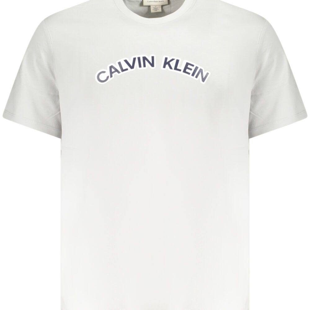 CALVIN KLEIN T-SHIRT MANICHE CORTE UOMO GRIGIO