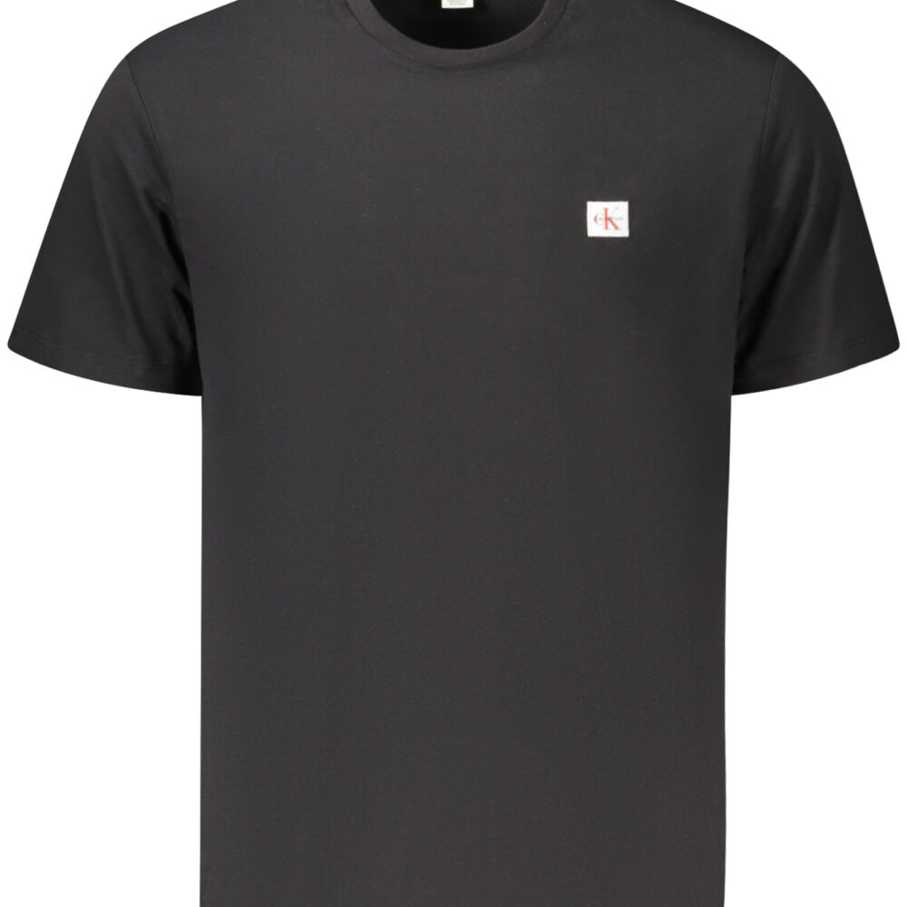 CALVIN KLEIN T-SHIRT MANICHE CORTE UOMO NERO