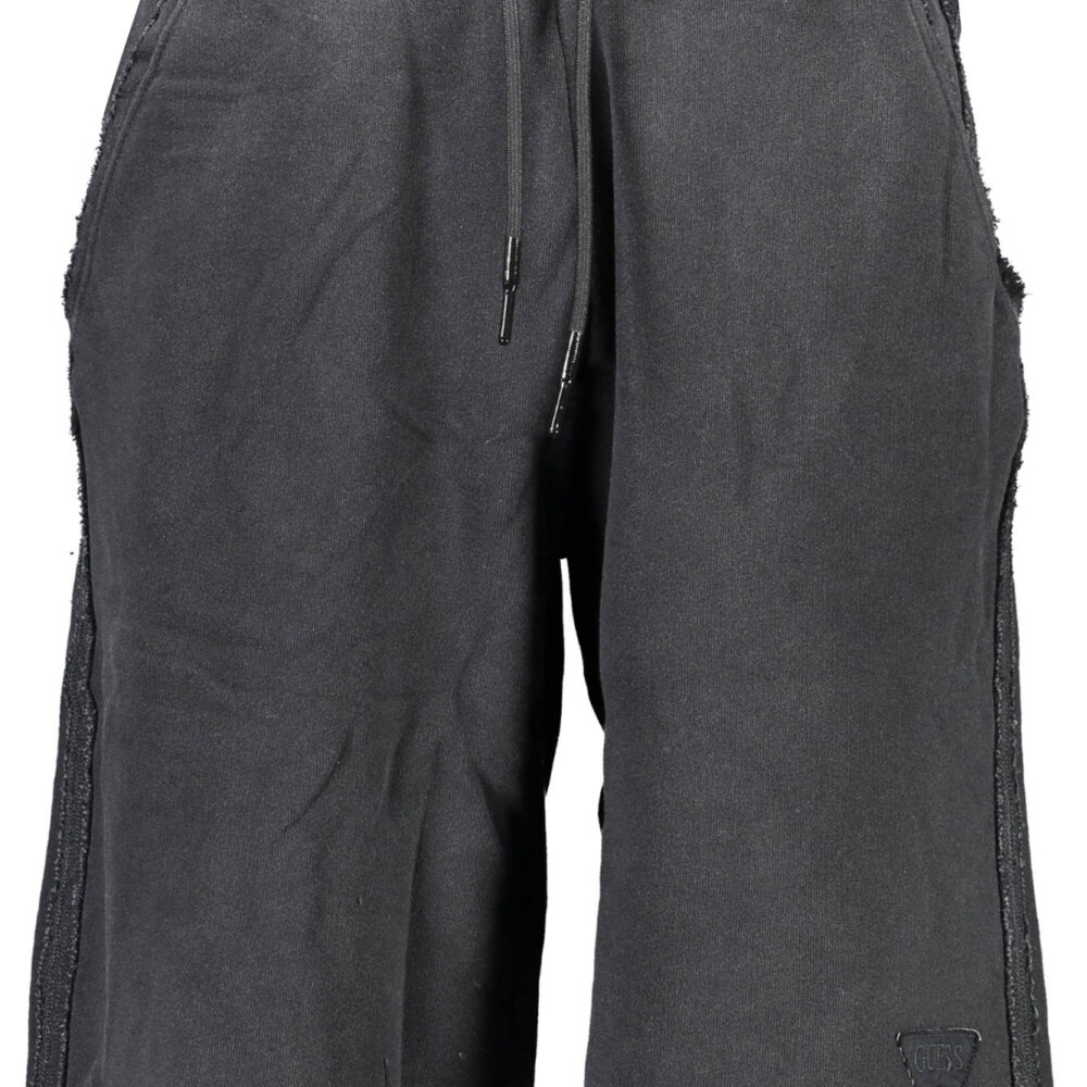 GUESS JEANS PANTALONE BERMUDA UOMO NERO