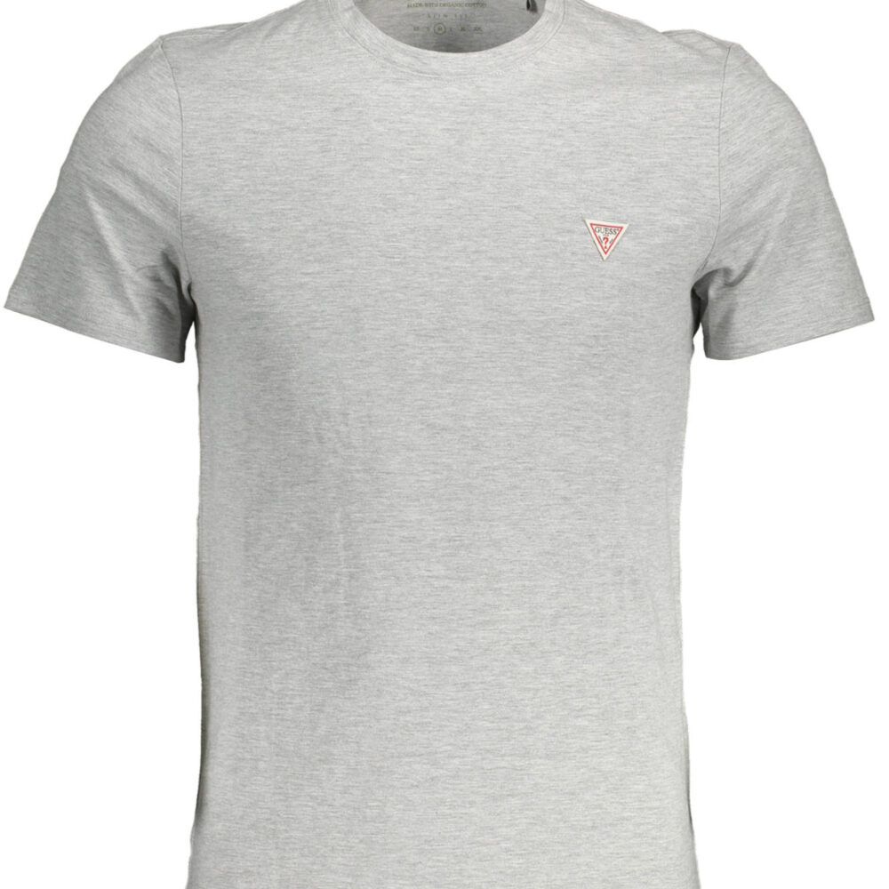 GUESS JEANS T-SHIRT MANICHE CORTE UOMO GRIGIO
