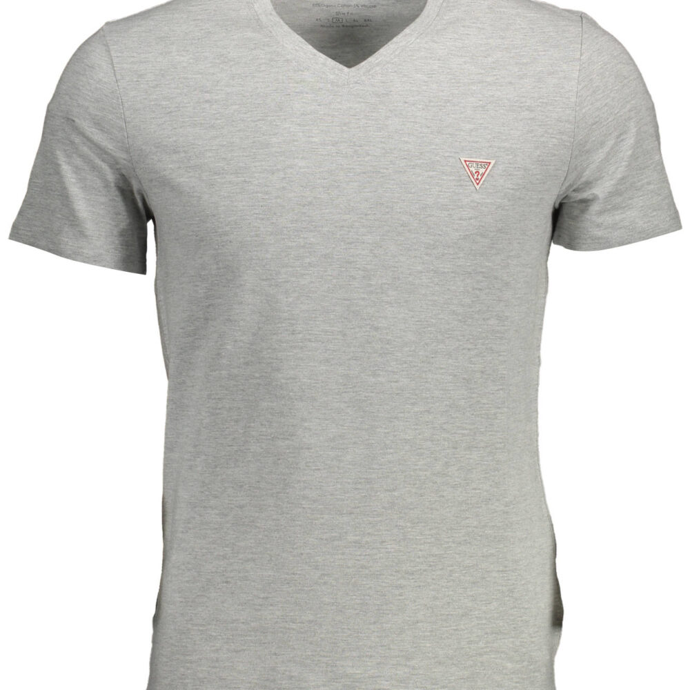 GUESS JEANS T-SHIRT MANICHE CORTE UOMO GRIGIO