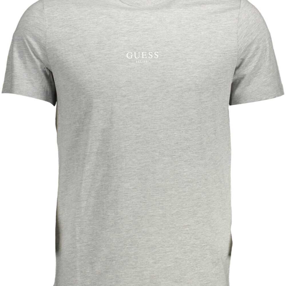 GUESS JEANS T-SHIRT MANICHE CORTE UOMO GRIGIO