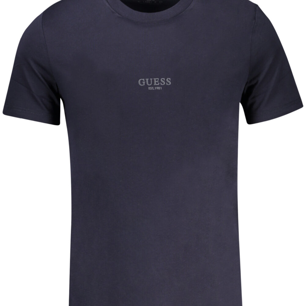 GUESS JEANS T-SHIRT MANICHE CORTE UOMO BLU