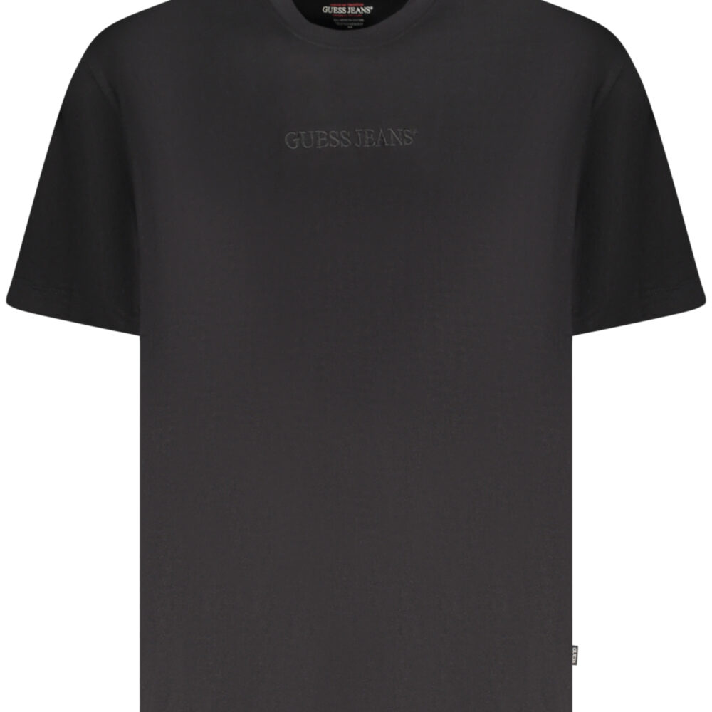 GUESS JEANS T-SHIRT MANICHE CORTE UOMO NERO