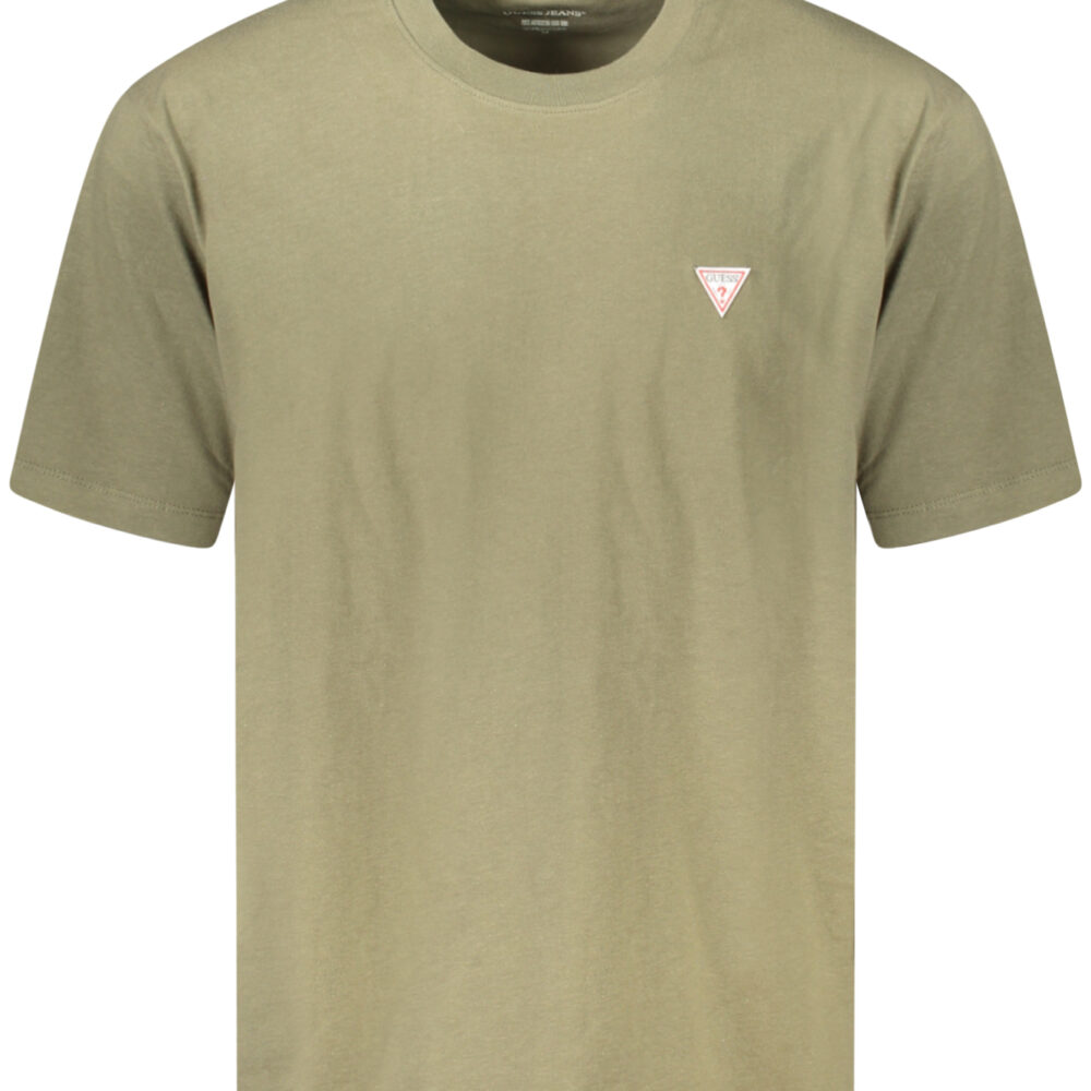 GUESS JEANS T-SHIRT MANICHE CORTE UOMO VERDE