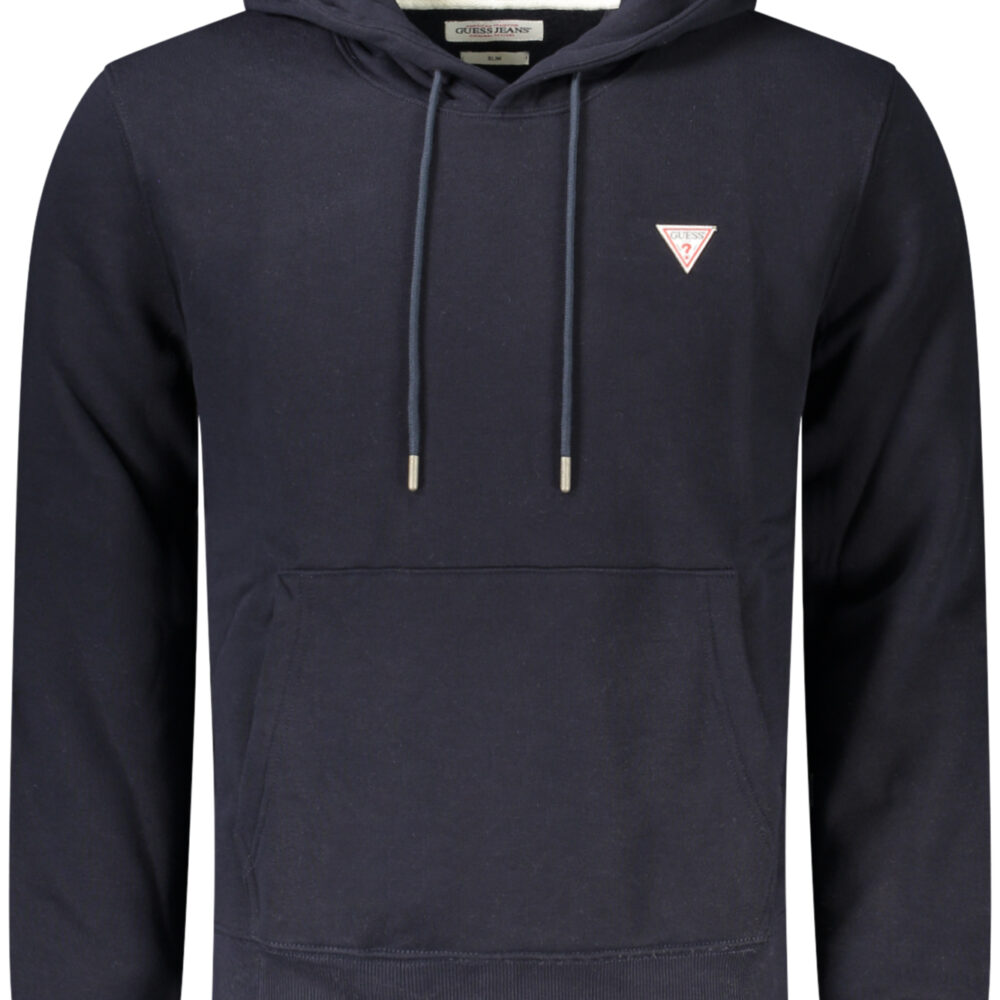 GUESS JEANS FELPA SENZA ZIP UOMO BLU