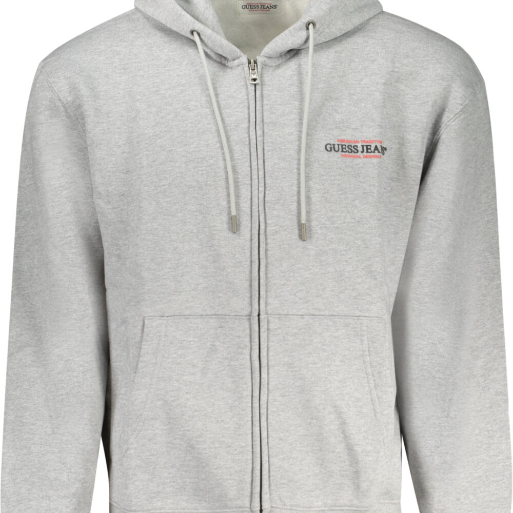 GUESS JEANS FELPA SENZA ZIP UOMO GRIGIO