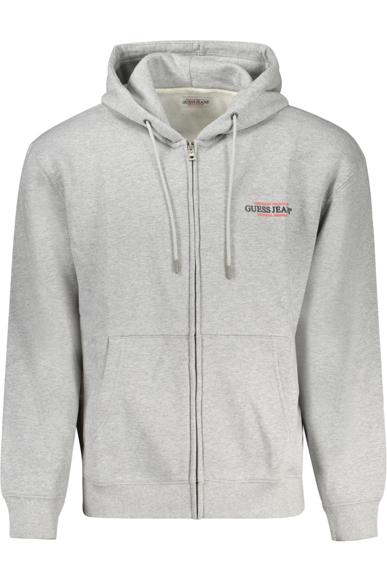 GUESS JEANS FELPA SENZA ZIP UOMO GRIGIO