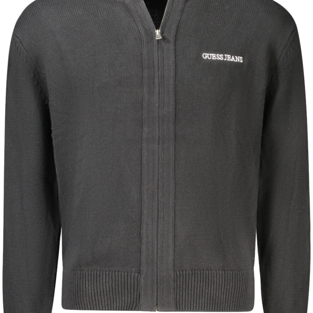 GUESS JEANS CARDIGAN UOMO NERO