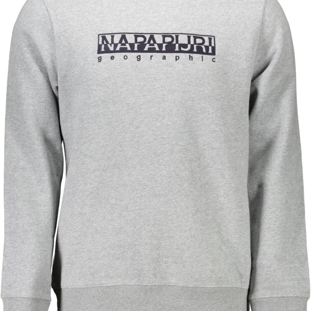 NAPAPIJRI FELPA SENZA ZIP UOMO GRIGIO