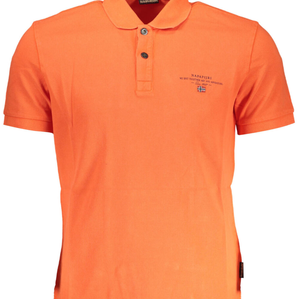 NAPAPIJRI POLO MANICHE CORTE UOMO ROSSO