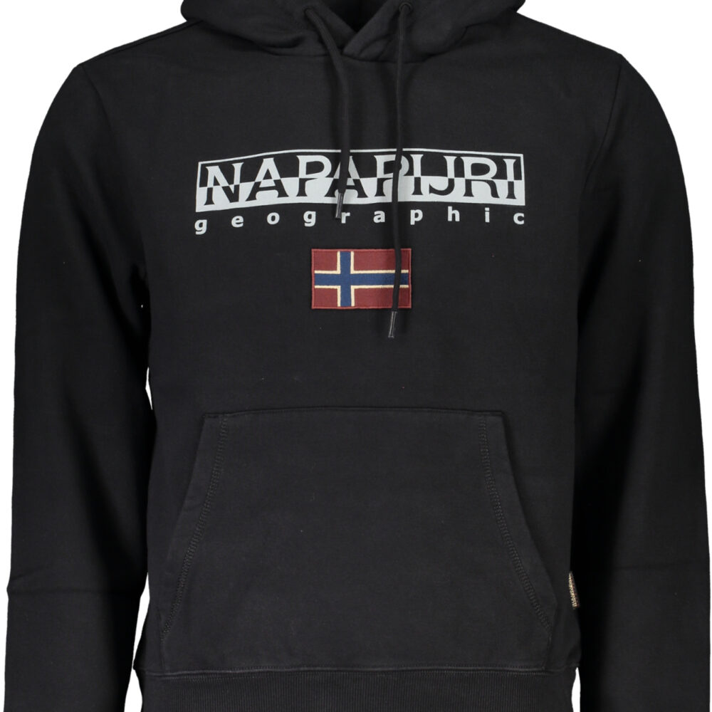 NAPAPIJRI FELPA SENZA ZIP UOMO NERO