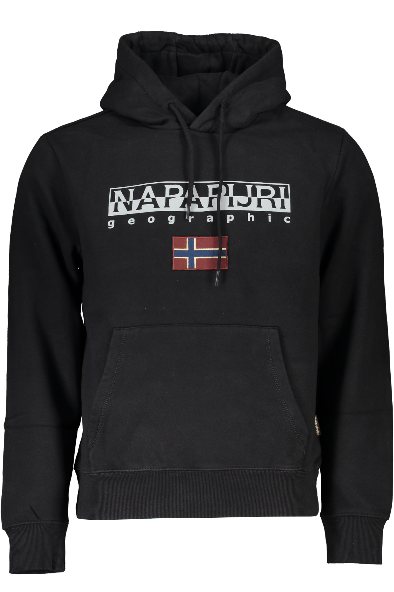 NAPAPIJRI FELPA SENZA ZIP UOMO NERO