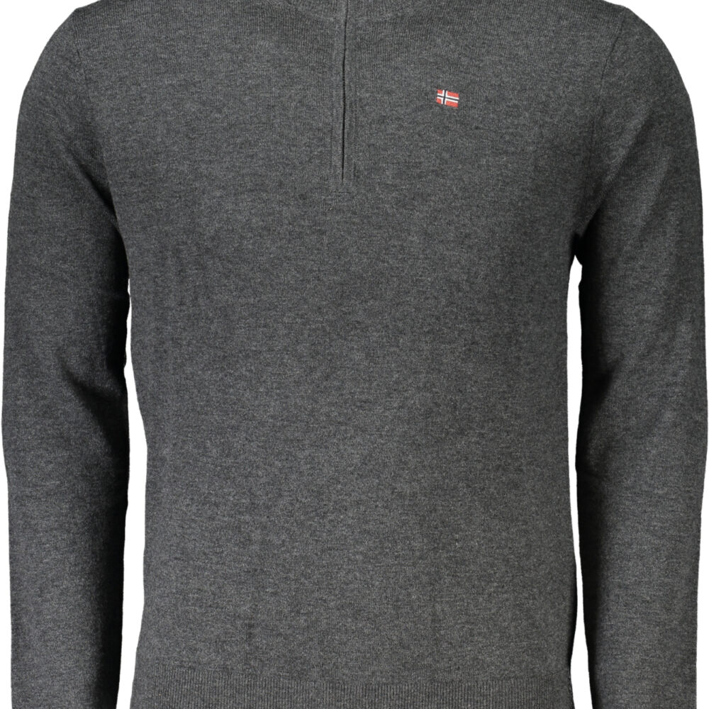 NAPAPIJRI MAGLIONE UOMO GRIGIO