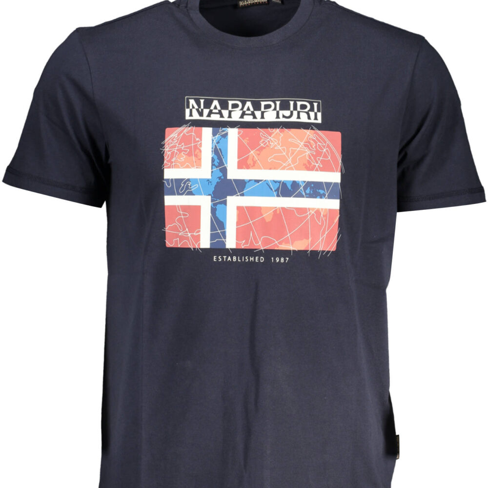 NAPAPIJRI T-SHIRT MANICHE CORTE UOMO BLU
