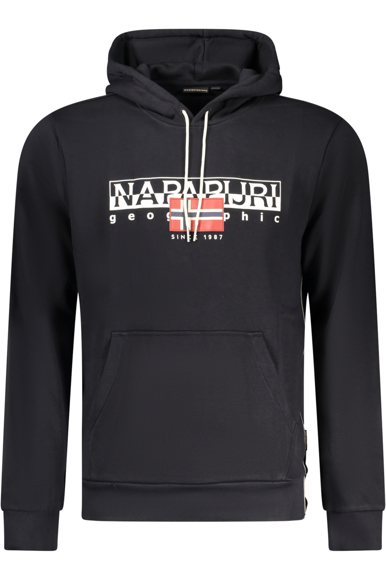 NAPAPIJRI FELPA SENZA ZIP UOMO NERO