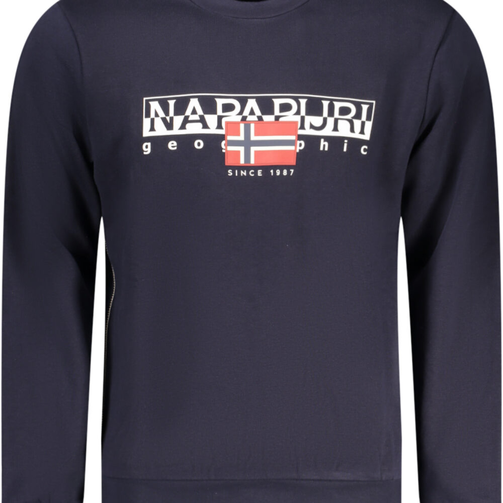 NAPAPIJRI FELPA SENZA ZIP UOMO BLU