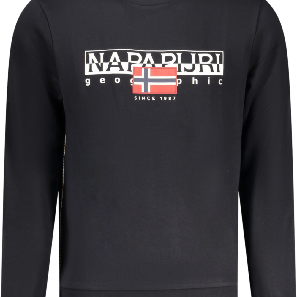 NAPAPIJRI FELPA SENZA ZIP UOMO NERO