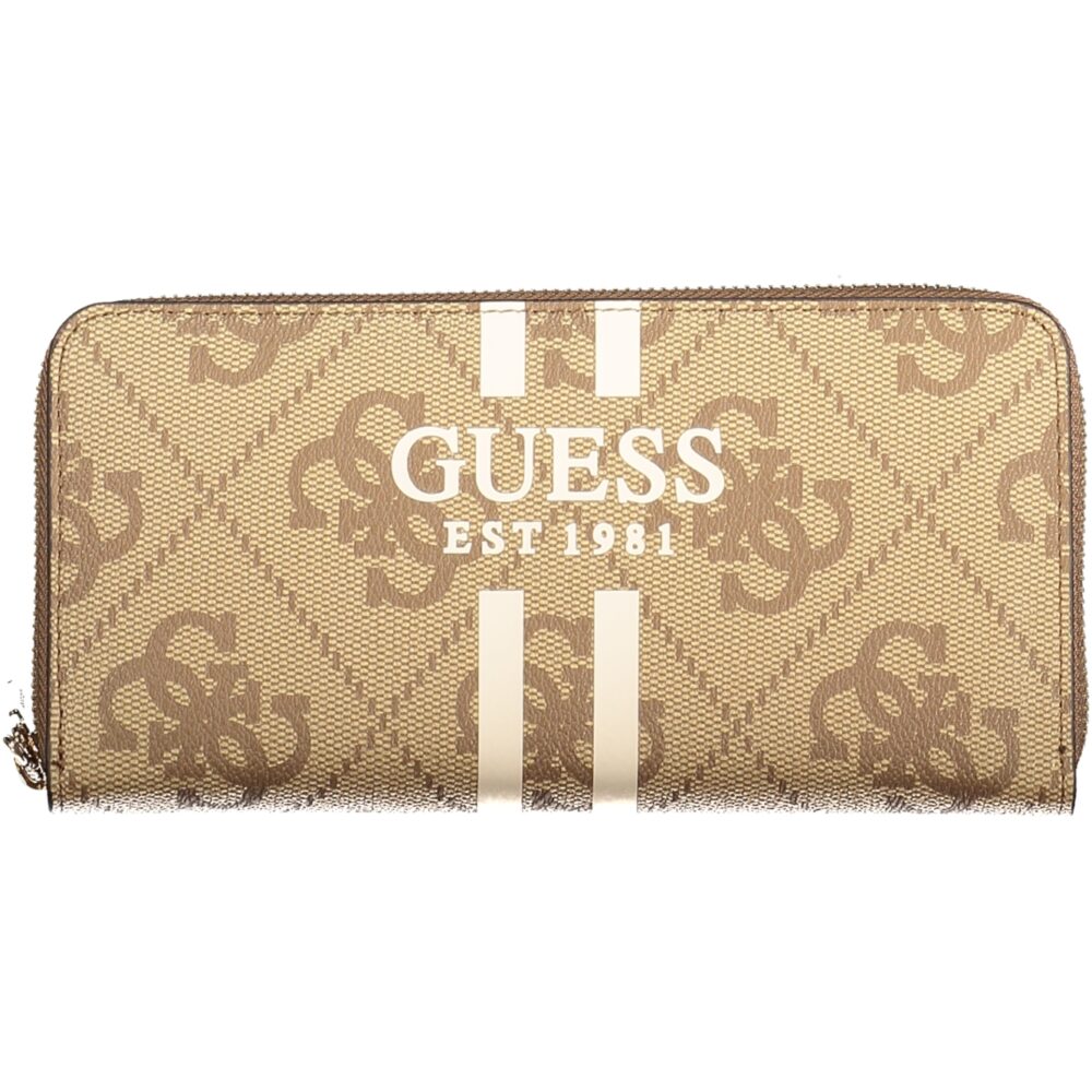 GUESS JEANS PORTAFOGLIO DONNA BEIGE
