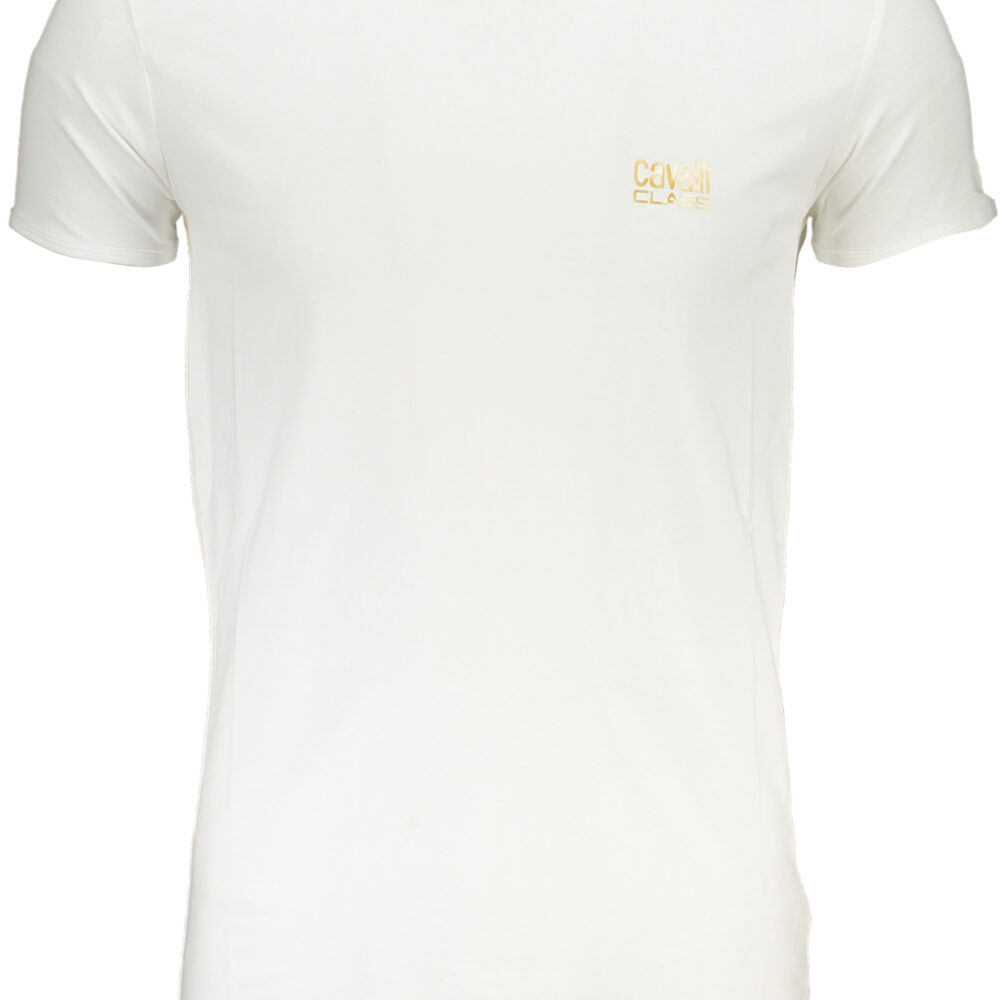 CAVALLI CLASS T-SHIRT MANICHE CORTE UOMO BIANCO