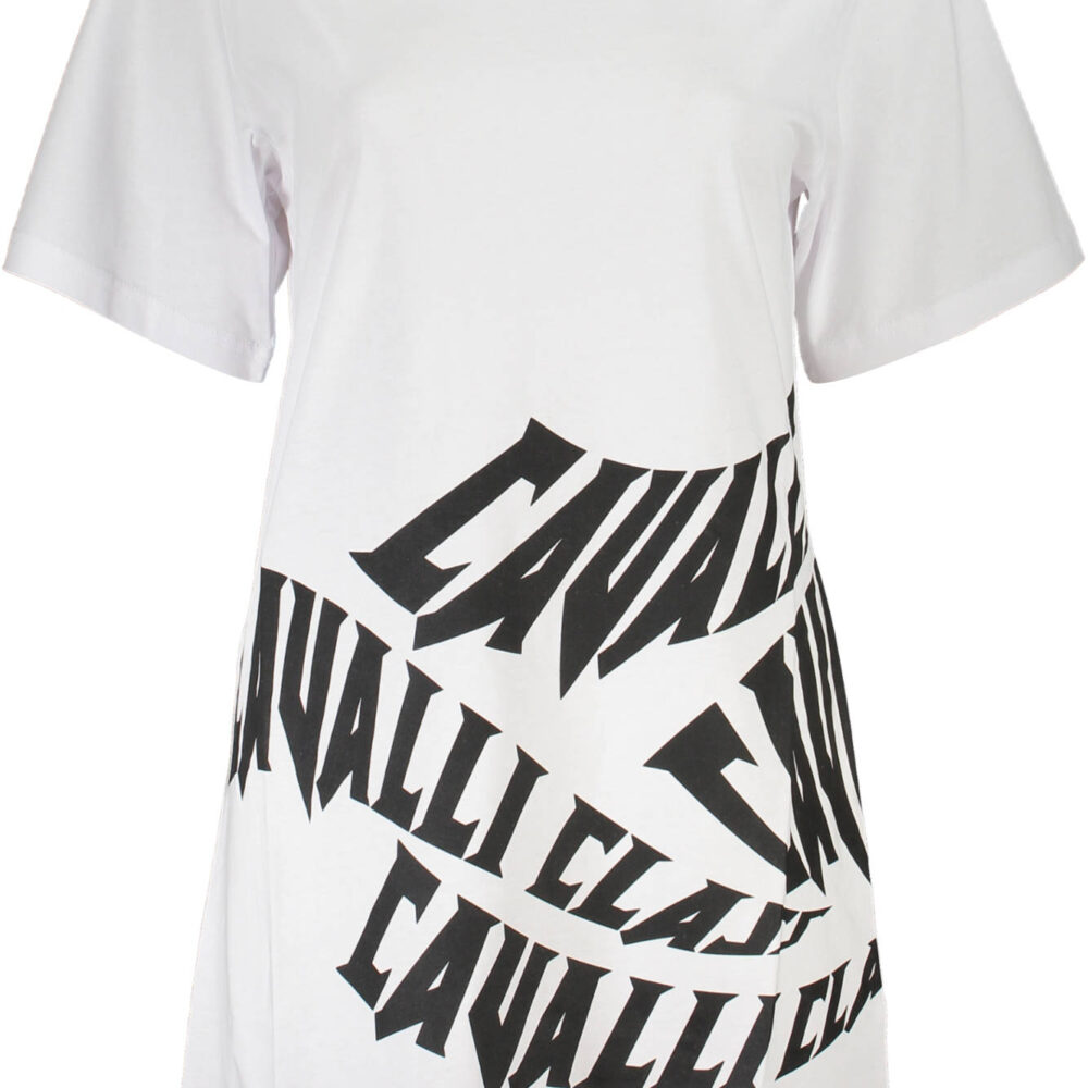 CAVALLI CLASS ABITO CORTO DONNA BIANCO