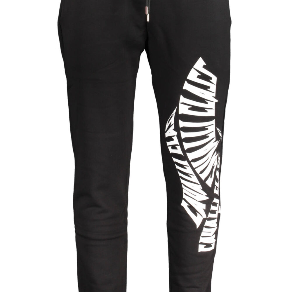 CAVALLI CLASS PANTALONE UOMO NERO
