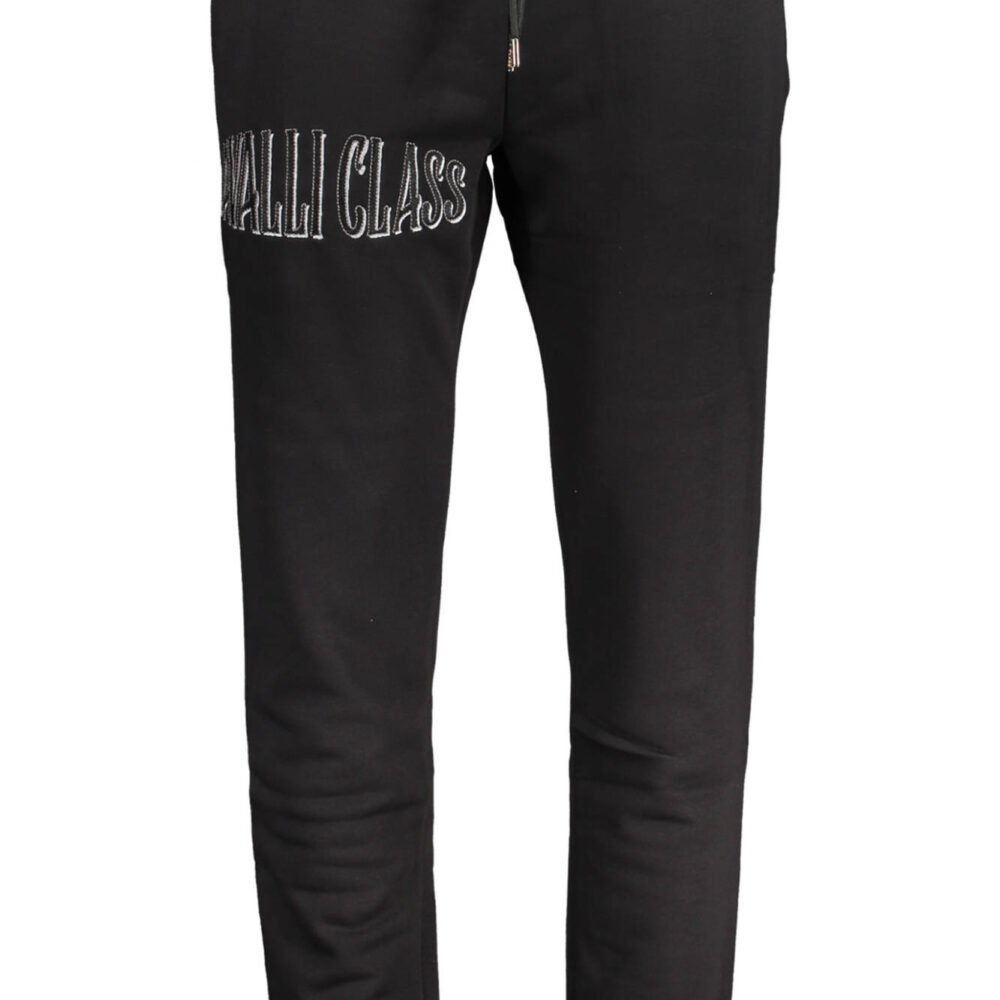 CAVALLI CLASS PANTALONE UOMO NERO