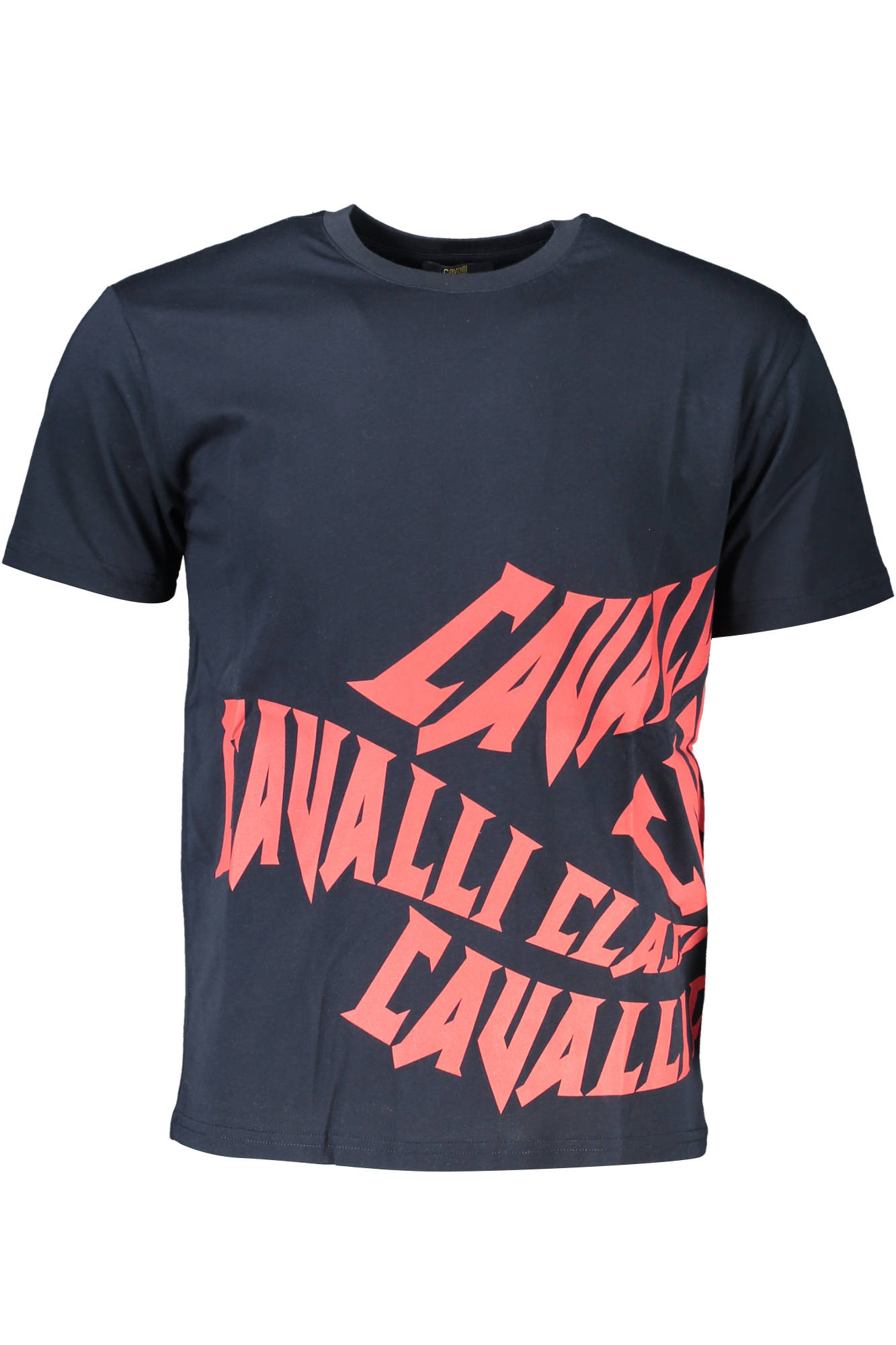 CAVALLI CLASS T-SHIRT MANICHE CORTE UOMO BLU