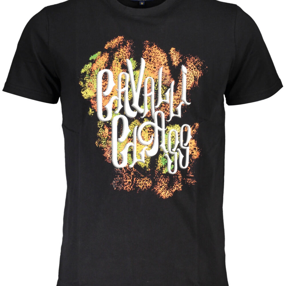 CAVALLI CLASS T-SHIRT MANICHE CORTE UOMO NERO