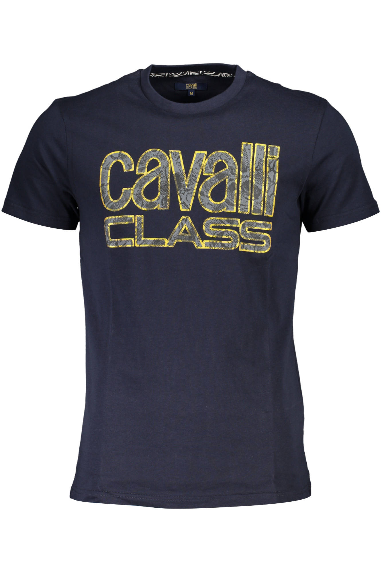 CAVALLI CLASS T-SHIRT MANICHE CORTE UOMO BLU