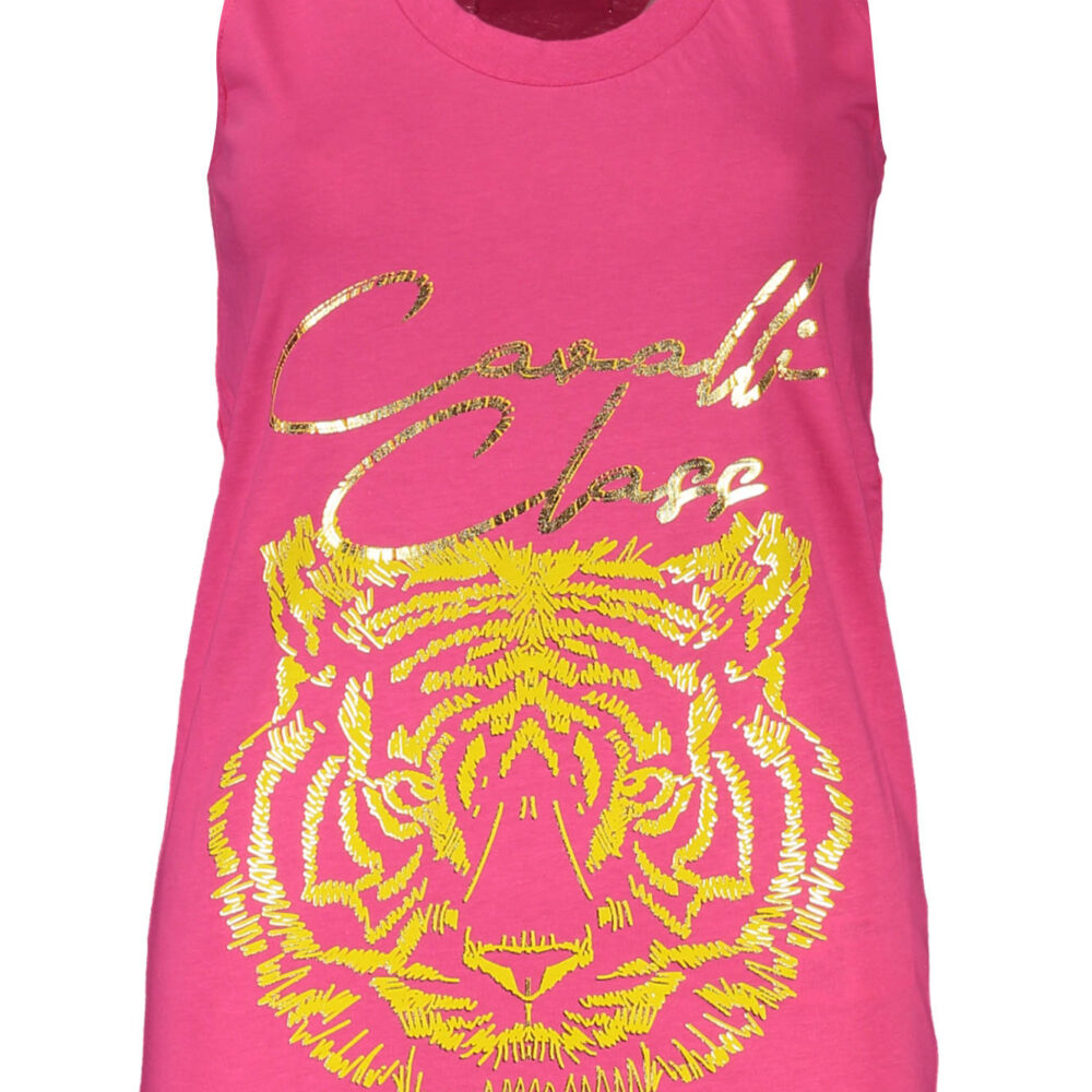CAVALLI CLASS CANOTTA DONNA ROSA