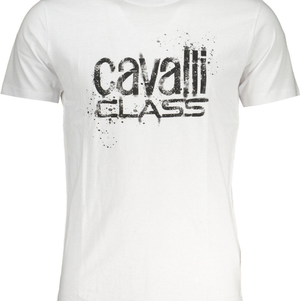CAVALLI CLASS T-SHIRT MANICHE CORTE UOMO BIANCO