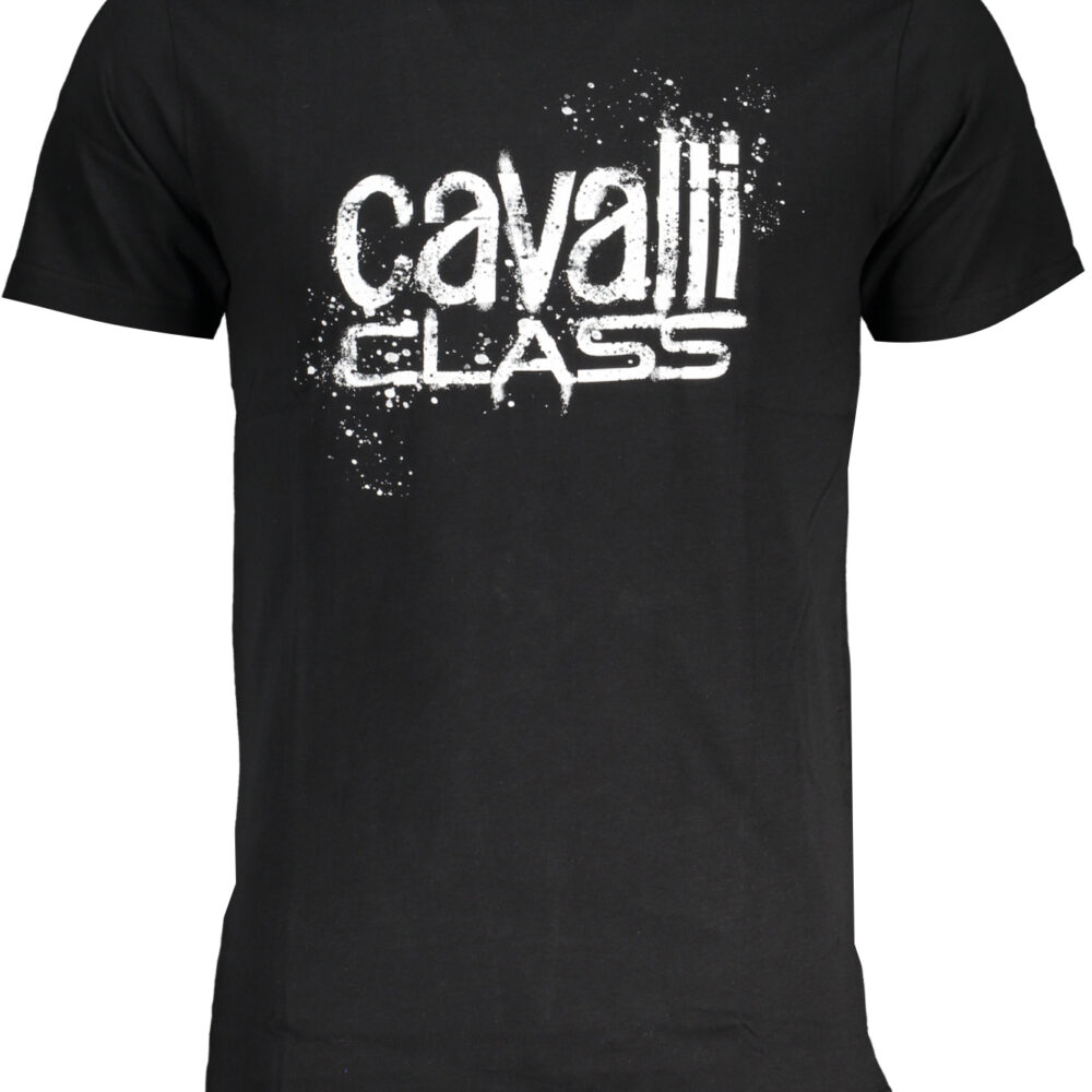 CAVALLI CLASS T-SHIRT MANICHE CORTE UOMO NERO