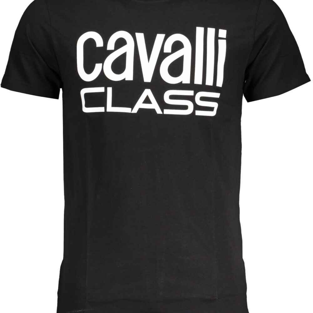 CAVALLI CLASS T-SHIRT MANICHE CORTE UOMO NERO
