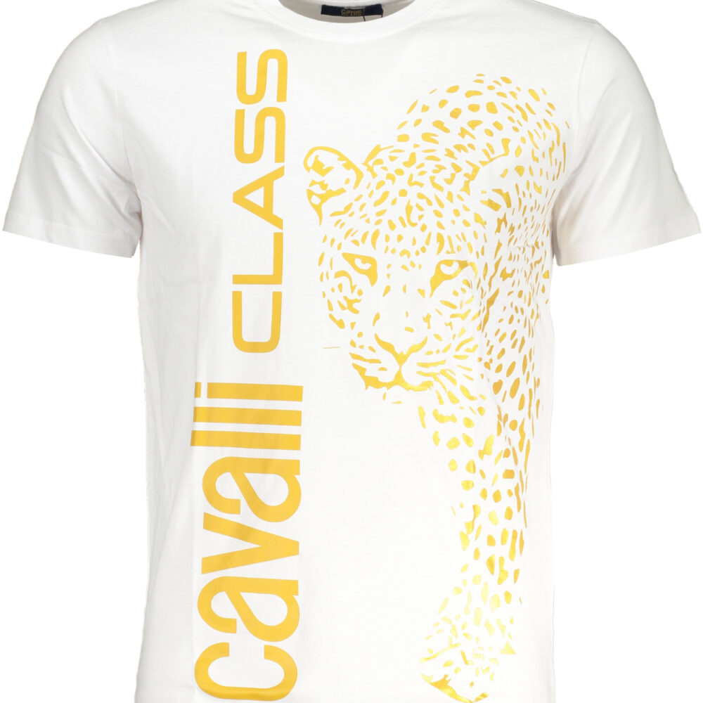 CAVALLI CLASS T-SHIRT MANICHE CORTE UOMO BIANCO