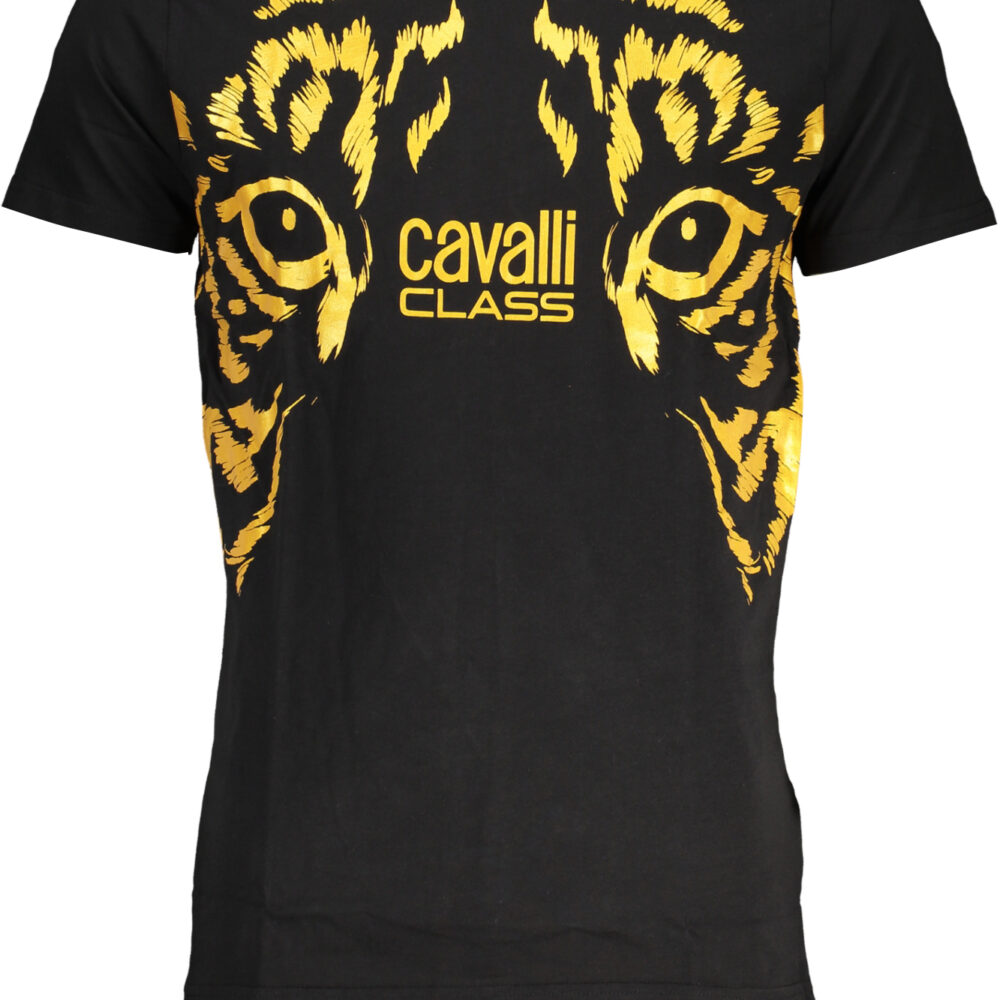 CAVALLI CLASS T-SHIRT MANICHE CORTE UOMO NERO