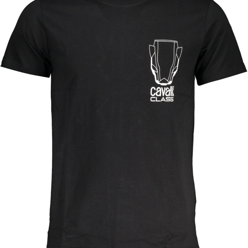 CAVALLI CLASS T-SHIRT MANICHE CORTE UOMO NERO