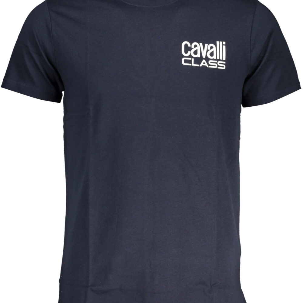 CAVALLI CLASS T-SHIRT MANICHE CORTE UOMO BLU