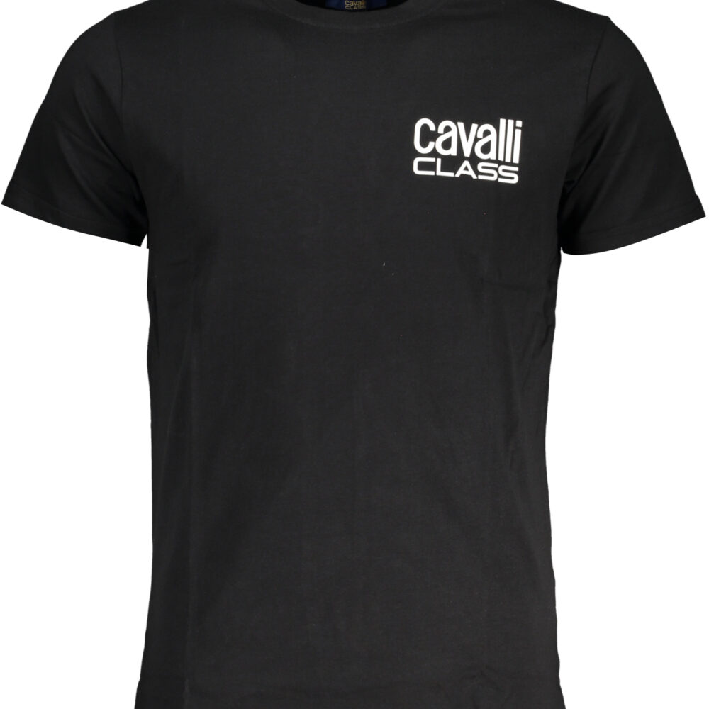 CAVALLI CLASS T-SHIRT MANICHE CORTE UOMO NERO