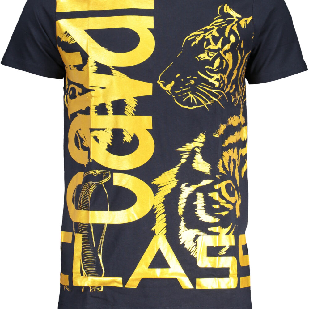 CAVALLI CLASS T-SHIRT MANICHE CORTE UOMO BLU