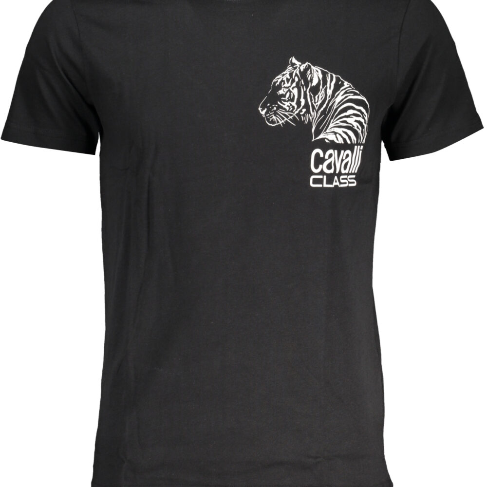 CAVALLI CLASS T-SHIRT MANICHE CORTE UOMO NERO