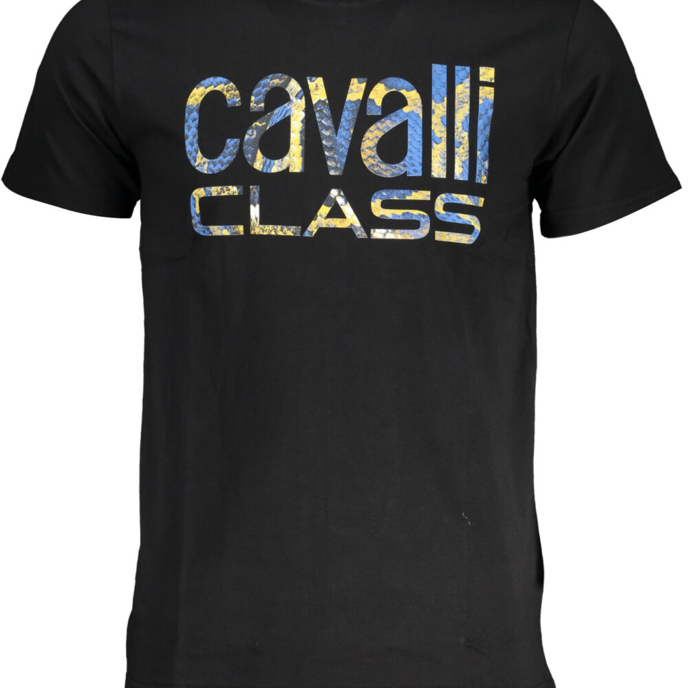 CAVALLI CLASS T-SHIRT MANICHE CORTE UOMO NERO