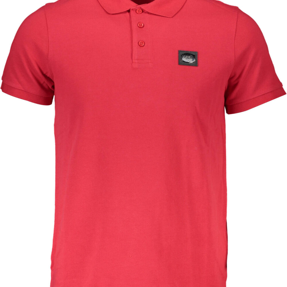 CAVALLI CLASS POLO MANICHE CORTE UOMO ROSSO