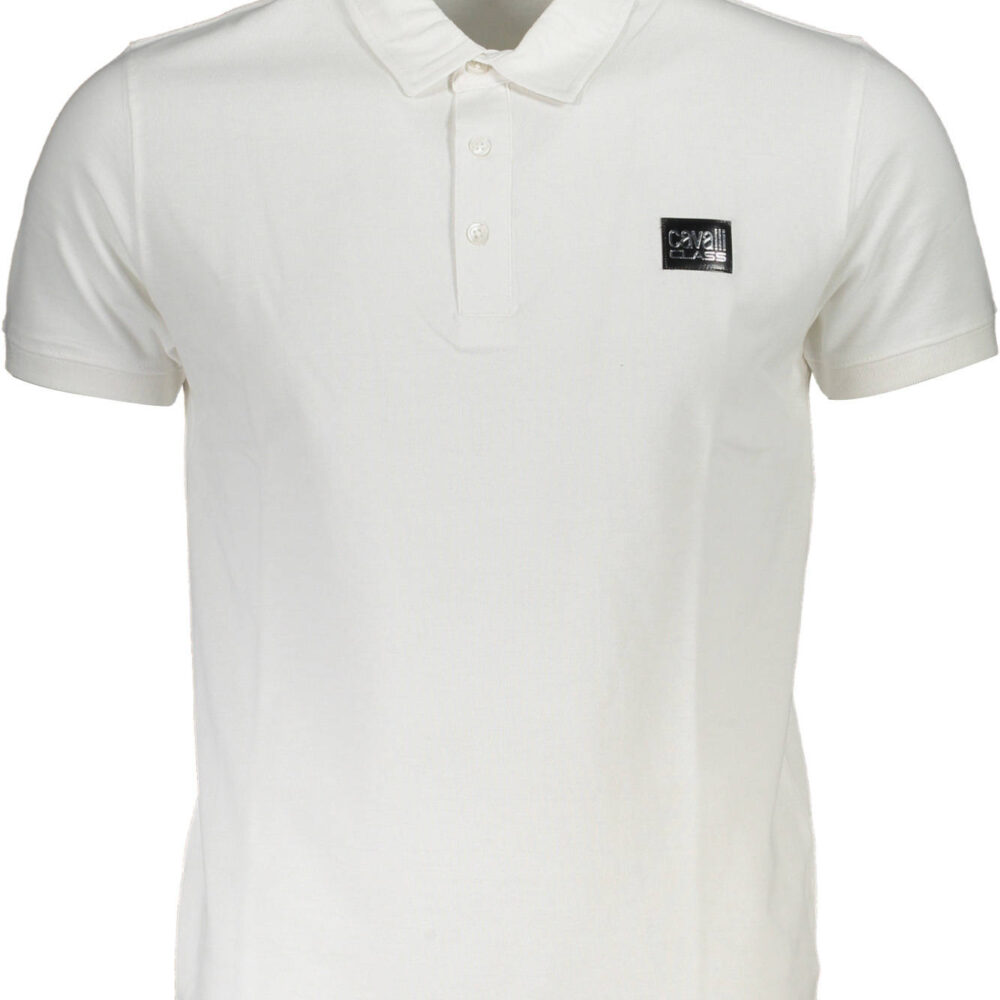 CAVALLI CLASS POLO MANICHE CORTE UOMO BIANCO