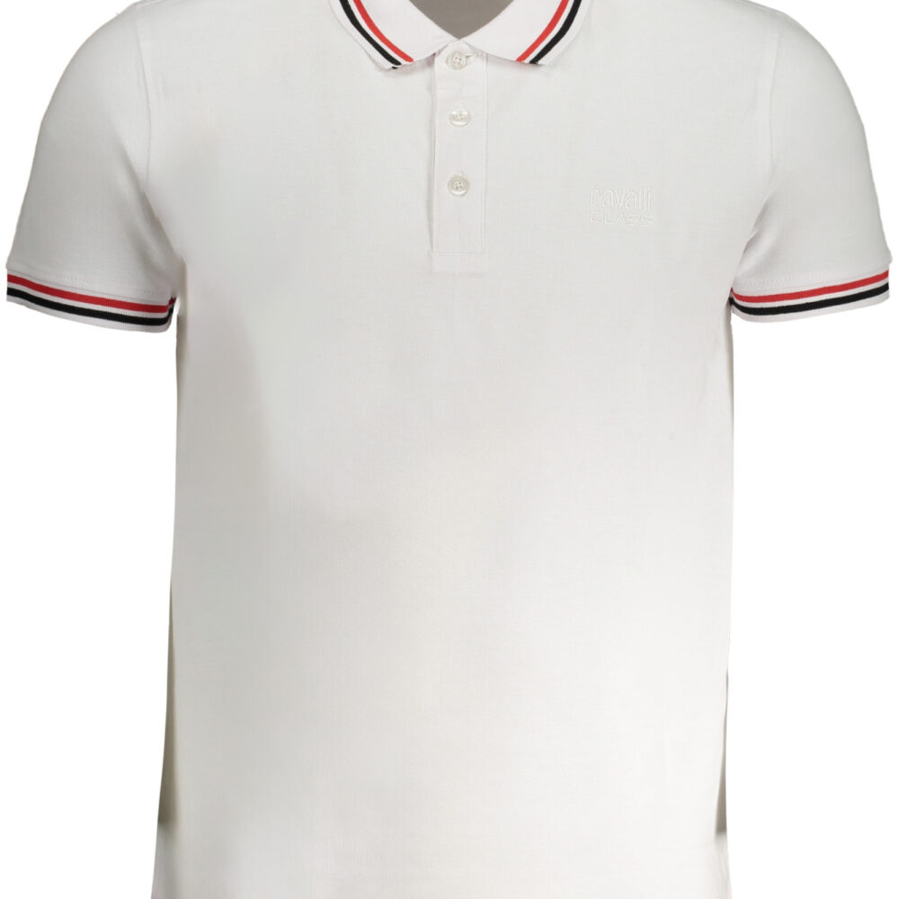 CAVALLI CLASS POLO MANICHE CORTE UOMO BIANCO
